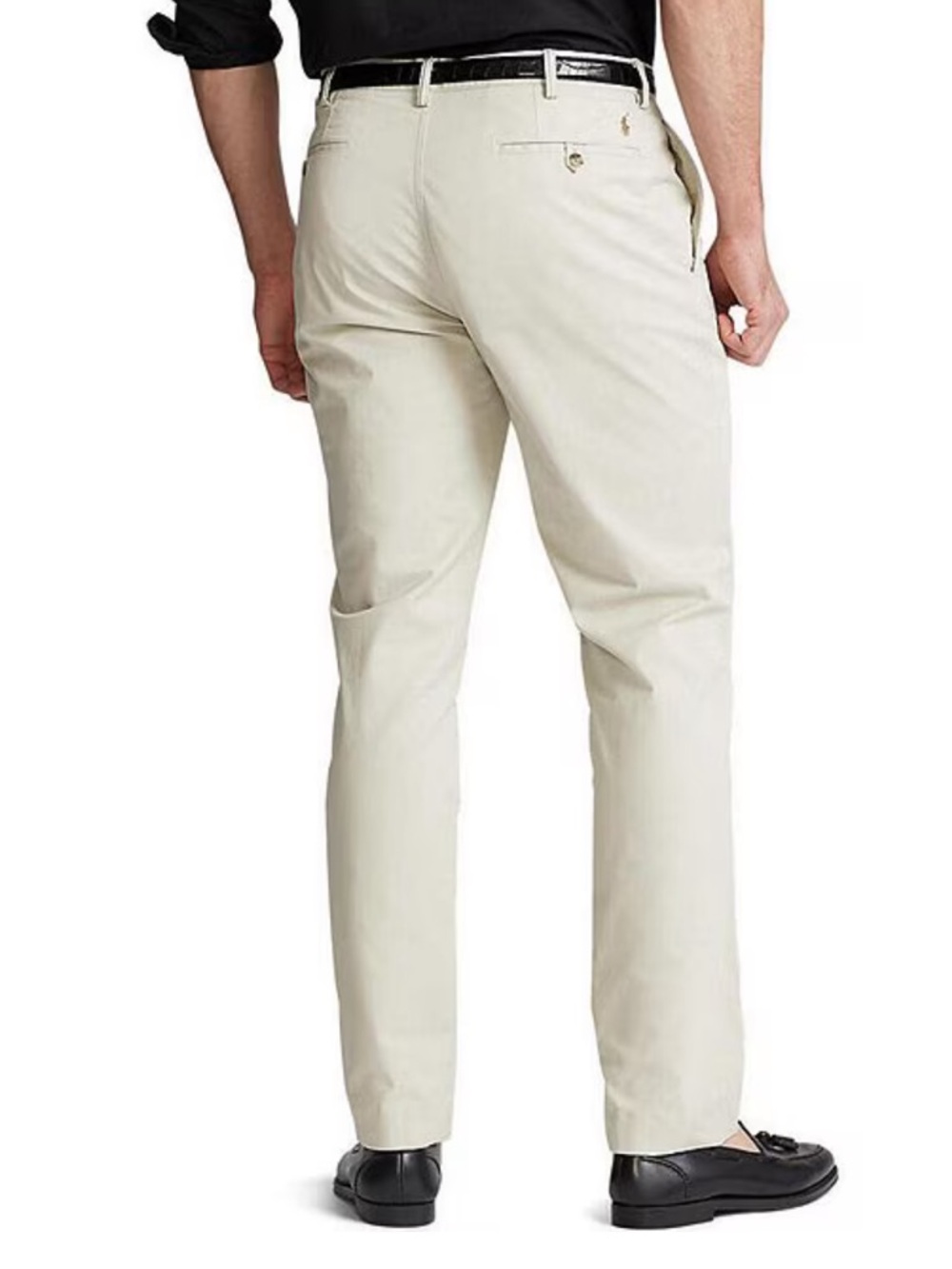 NWOT Men's Polo Ralph Lauren Classic Khaki Chinos - Stone Light Tan 100% Cotton - Picture 3 of 7